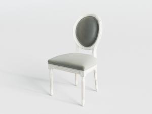 简欧圆形靠背的餐椅