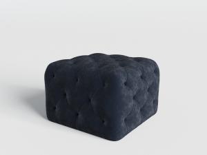 欧式方形菱形软包坐墩