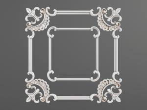 欧式顶部雕花石膏角线