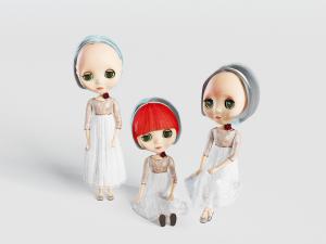 可以眨眼的玩偶娃娃儿童玩具