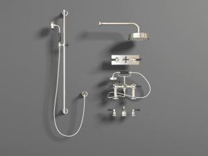 现代水龙头、花洒