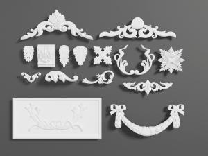 欧式石膏雕花构件
