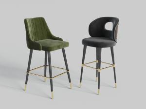 北欧金属装饰四脚的吧椅