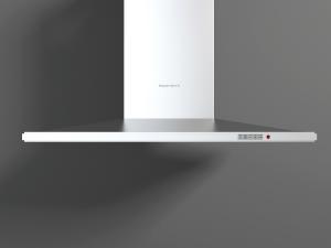 现代不锈钢顶吸式抽油烟机厨房电器