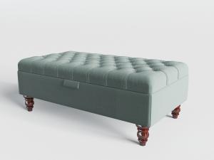 欧式美式软包沙发凳