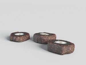 石头造型的装饰地灯