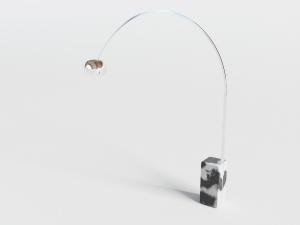 新中式大理石灯座的落地灯