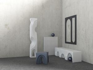 后现代异形坐凳