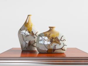 新中式装饰花鸟陶瓷器皿