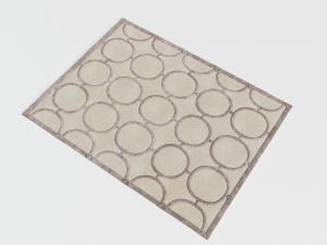 新中式圆圈图案的地毯3d模型 新中式圆圈图案的地毯