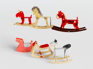 现代儿童玩具木马