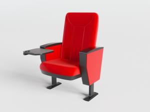 电影院、会议室红色布艺公共椅子