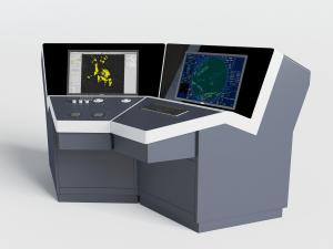 灰色两联拼接操作控制台