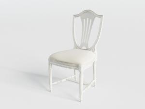 简欧实木靠背的餐椅