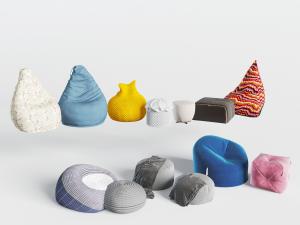 现代布艺懒人沙发