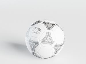 装饰花纹图案的足球体育器材