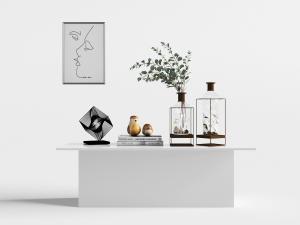 现代玄关柜边柜3d模型 现代玄关柜边柜