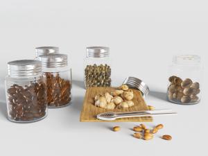 玻璃食品坚果储物瓶厨房用品