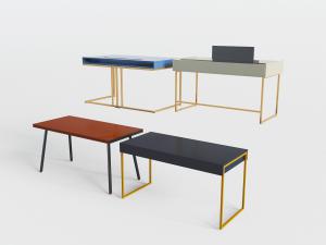 现代轻奢端景台3d模型 现代轻奢端景台