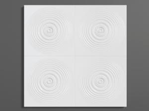现代白色水纹瓷砖3d模型 现代白色水纹瓷砖