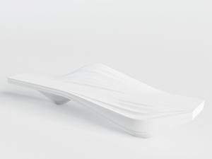 现代白色异形个性公共椅子