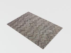 现代波浪纹理的浅咖啡色地毯3d模型 现代波浪纹理的浅咖啡色地毯