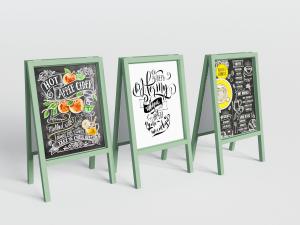 现代咖啡厅招牌广告牌