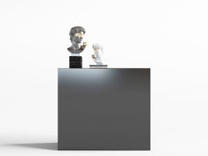 后现代玄关柜边柜人物雕塑雕像