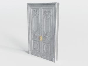 欧式双扇平开门