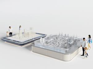 现代售楼部沙盘