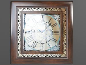 美式方形钟表3d模型 美式方形钟表