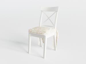 地中海白色餐椅