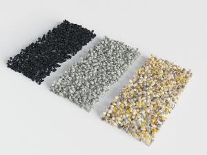 彩色和黑色鹅卵小石头子