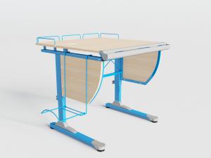 小学生单人学习桌3d模型 小学生单人学习桌