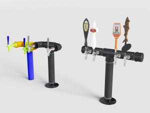 工业风水管、水龙头3d模型 工业风水管、水龙头