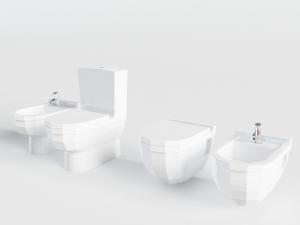 北欧棱角形马桶、坐便器