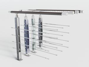 栏杆护栏3d模型 栏杆护栏