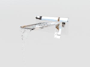 流水3d模型 流水