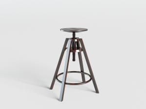 工业风可升降的吧凳