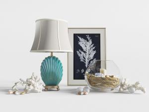 简欧台灯、饰品摆件