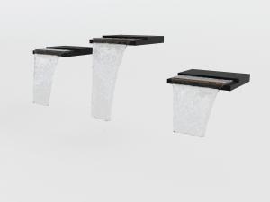 流水小瀑布景观小品