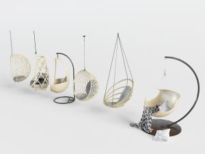 北欧贝壳、半圆形吊椅