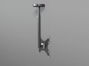 固定在墙上的伸缩架