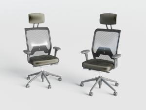 现代灰绿色转椅