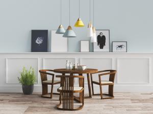 新中式茶桌椅、休闲桌椅组合