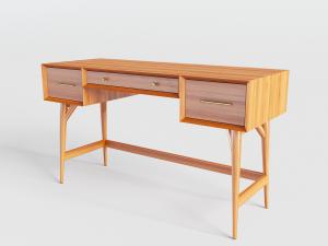 北欧原木梳妆台化妆桌