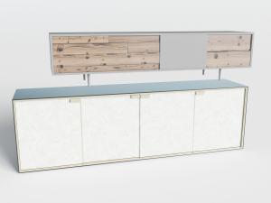 现代长方形电视柜