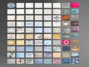 北欧现代方形地毯3d模型 北欧现代方形地毯