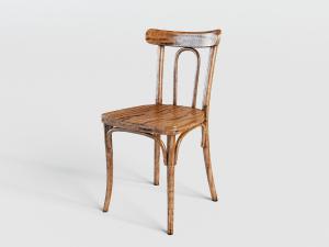东南亚原木餐椅