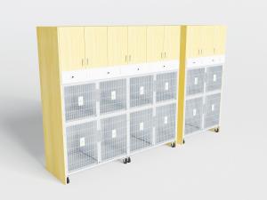 可推拉的网格门储物柜